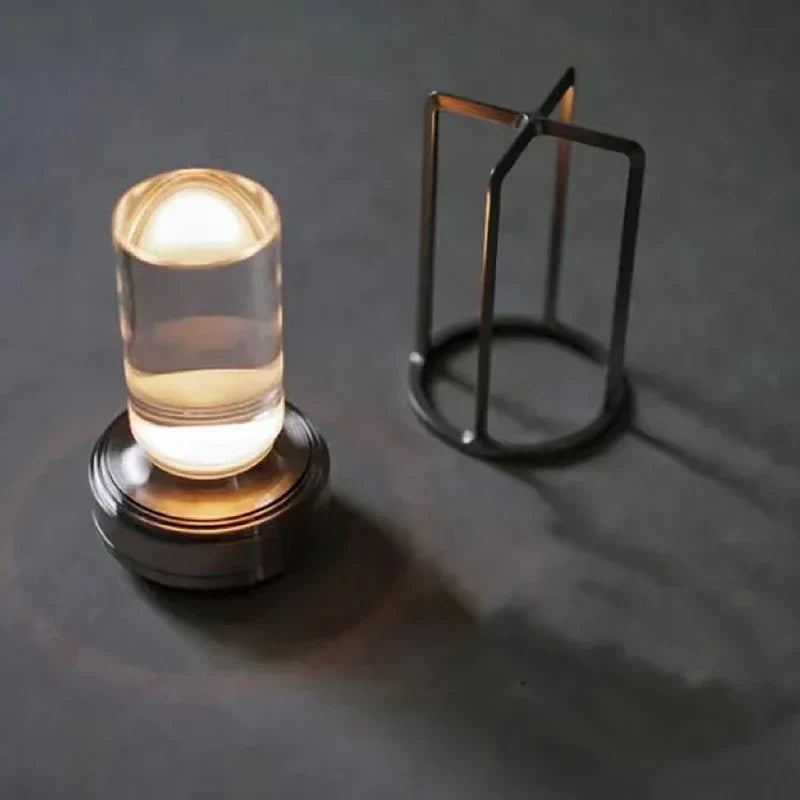 Krystall LED Bordlampe detalj