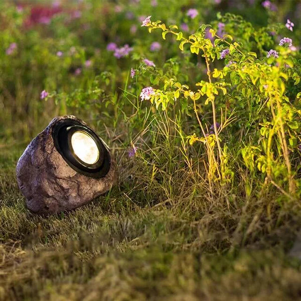 LuminousRock Solar Steinlampe